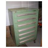 STANLEY VIDMAR INDUSTRIAL 7 DRAWER ROLLING---