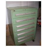 STANLEY VIDMAR INDUSTRIAL 7 DRAWER ROLLING---