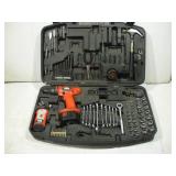 B&D12V CORDLESS DRILL AND TOOL SET