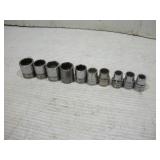 SNAP-ON ASSORTED 3/8 DRIVE METRIC SOCKETS