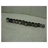 SNAP-ON ASSORTED 3/8 DRIVE SAE SOCKETS