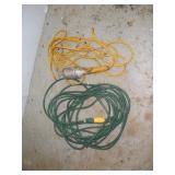 EXTENTION CORD & WORK LIGHT