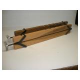 (2) SHOPSMITH DOUBLE BAR ADJUSTABLE CLAMPS