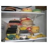 ASSORTED BUFFING PADS AND WHEELS