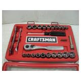 CRAFTSMAN SAE AND METRIC SOCKET SET