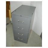 TENNSCO 4 DROWER TOOL CABINET W/ KEY