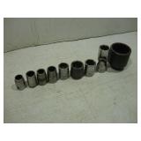 SNAP-ON 1/2 IN DRIVE ASSORTED SOCKETS