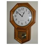 STERLING & NOBLE BATTERY OPERATED WALL CLOCK W/ --