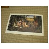 ROBERT GRIFFING PRINT 'THE TAKING OF MARY JEMISON'