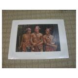 ROBERT GRIFFING PRINT 'BROTHERS OF THE FOREST' --