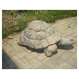 LARGE CONCRETE TORTOISE 32IN LONG 14IN TALL