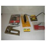 STAPLE GUNS AND WOOD BURNERS