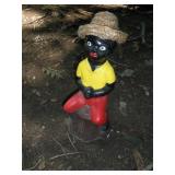 CONCRETE BOY FISHERMAN 14IN TALL