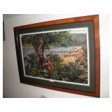 ROBERT GRIFFING 'THE CROSSING' FRAMED PRINT --