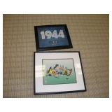 (2) FRAMED PRINTS 20X18