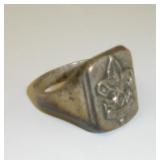 STERLING SILVER BOY SCOUT RING SIZE 7 5.88GRAMS