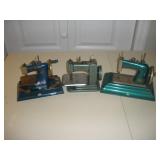 (3) VINTAGE MINIATURE CHILDREN'S SEWING MACHINES -