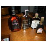 4) BOTTLE OF UNOPENED LIQUOR