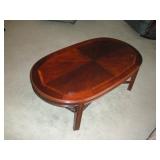 LANE COFFEE TABLE DAMAGED TOP 48X27X16