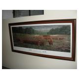 ROBERT GRIFFING 'FORT NECESSITY' FRAMED PRINT --