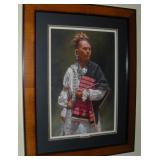 ROBERT GRIFFING 'CHEROKEE' FRAMED PRINT 20X25