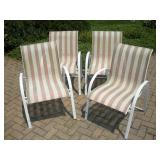 (4) PATIO CHAIRS