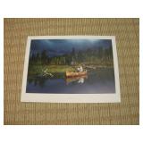 ROBERT GRIFFING PRINT 'THE BARK CUTTERS' 132/550--
