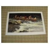 ROBERT GRIFFING PRINT 'INTO THE UNKNOWN' --
