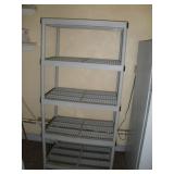 HEAVY DUTY PLASTIC SHELF 24X36X73