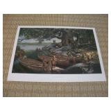 ROBERT GRIFFING PRINT 'WE DINED IN A HOLLOW --