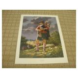 ROBERT GRIFFING PRINT 'MAJOR GRANTS PIPER' 82/750