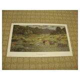 ROBERT GRIFFING PRINT 'THE APPROACHING STORM'