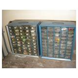(2) PARTS ORGANIZERS W/ CONTENTS