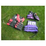 (3) LIFE VESTS
