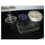 VINTAGE PYREX & CORNINGWARE CASEROLE/BAKING --