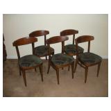 (5) MID CENTURY MODERN DINING ROOM CHAIRS