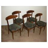 (5) MID CENTURY MODERN DINING ROOM CHAIRS