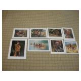 (8) ROBERT GRIFFING PRINTS LARGEST 14X18