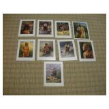 (9) 9X12 ROBERT GRIFFING PRINTS