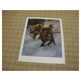 ROBERT GRIFFING PRINT 'PURSUED' 2002 18X24