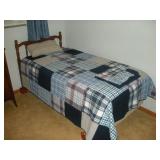 TWIN SIZED BED W/ HEADBOARD & FRAME