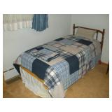 TWIN SIZED BED W/ HEADBOARD & FRAME