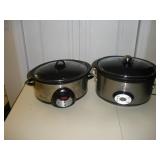 (2) CROCK POTS ALL CLAD & OTHER