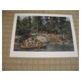 ROBERT GRIFFING PRINT 'LATE ARRIVALS' 1238/1250 --