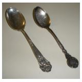 (2) STERLING SILVER SPOONS 42GRAMS