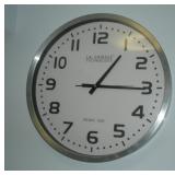 LARGE LA CROSSE BATTERY OPERATED WALL CLOCK
