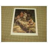 ROBERT GRIFFING PRINT 'A WARNING FOR GENERAL --
