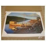 ROBERT GRIFFING PRINT 'THE VOYAGE OF DISCOVERY --