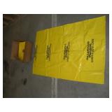 (48) 5FT TALL HAZERDOUS WASTE BAGS W/