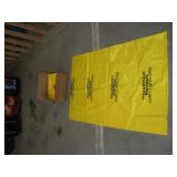 (48) 5FT TALL HAZERDOUS WASTE BAGS W/